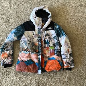 New with tags multicolor arctic queen jacket